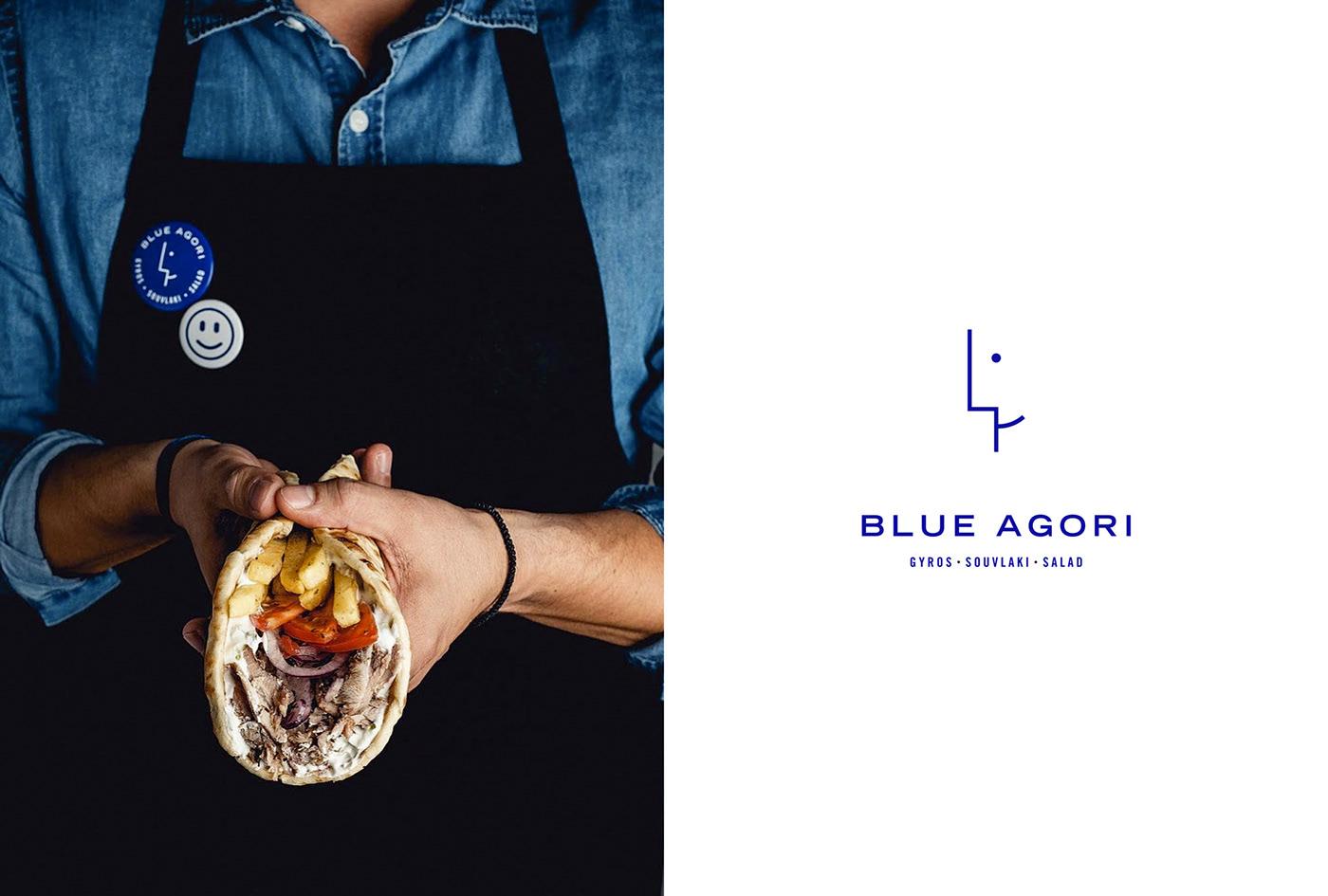 BLUEA AGORI美食吧VI形象设计
