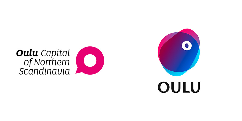 Oulu LOGO新旧对比，之前和之后