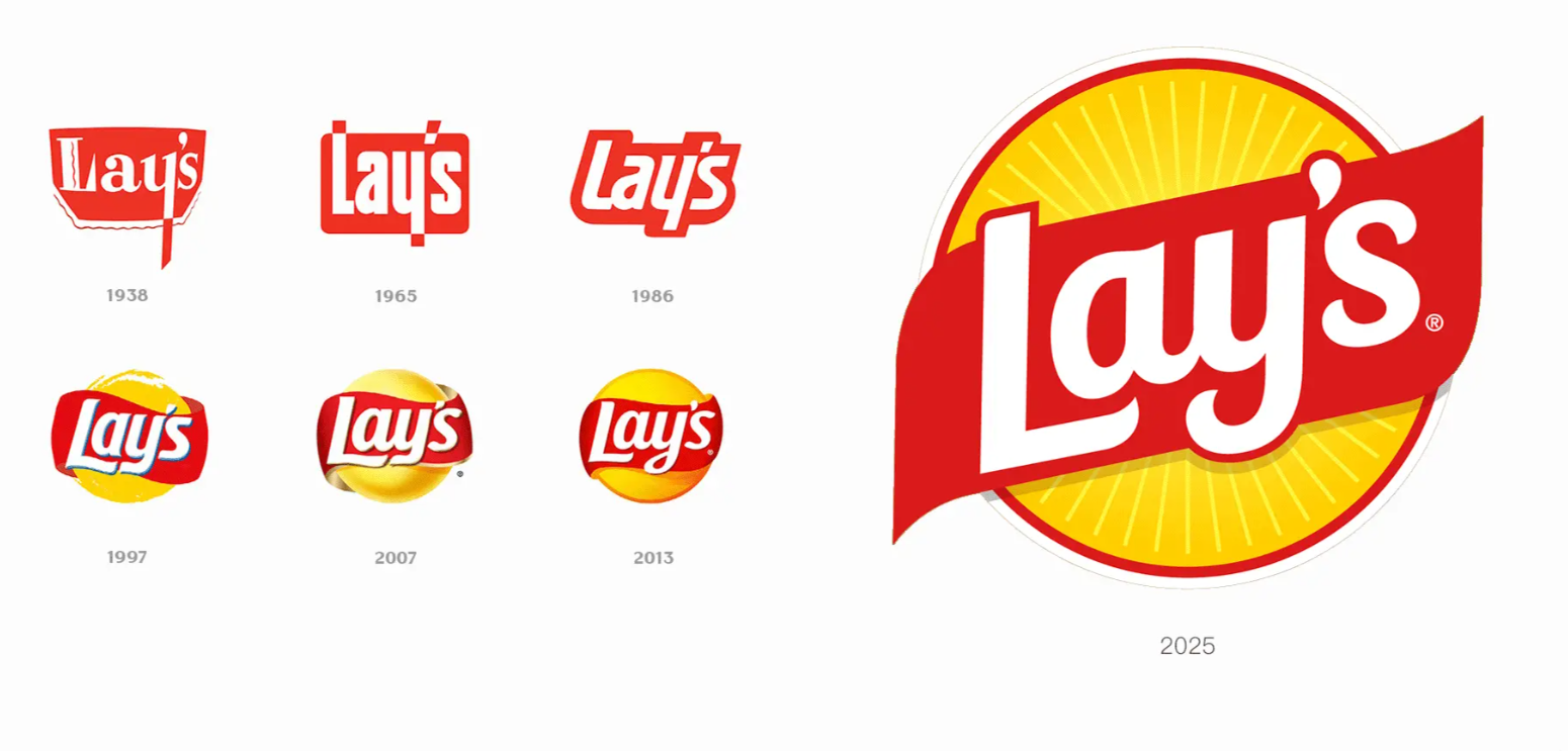 乐事LOGO设计演变史 乐事LOGO设计演变史