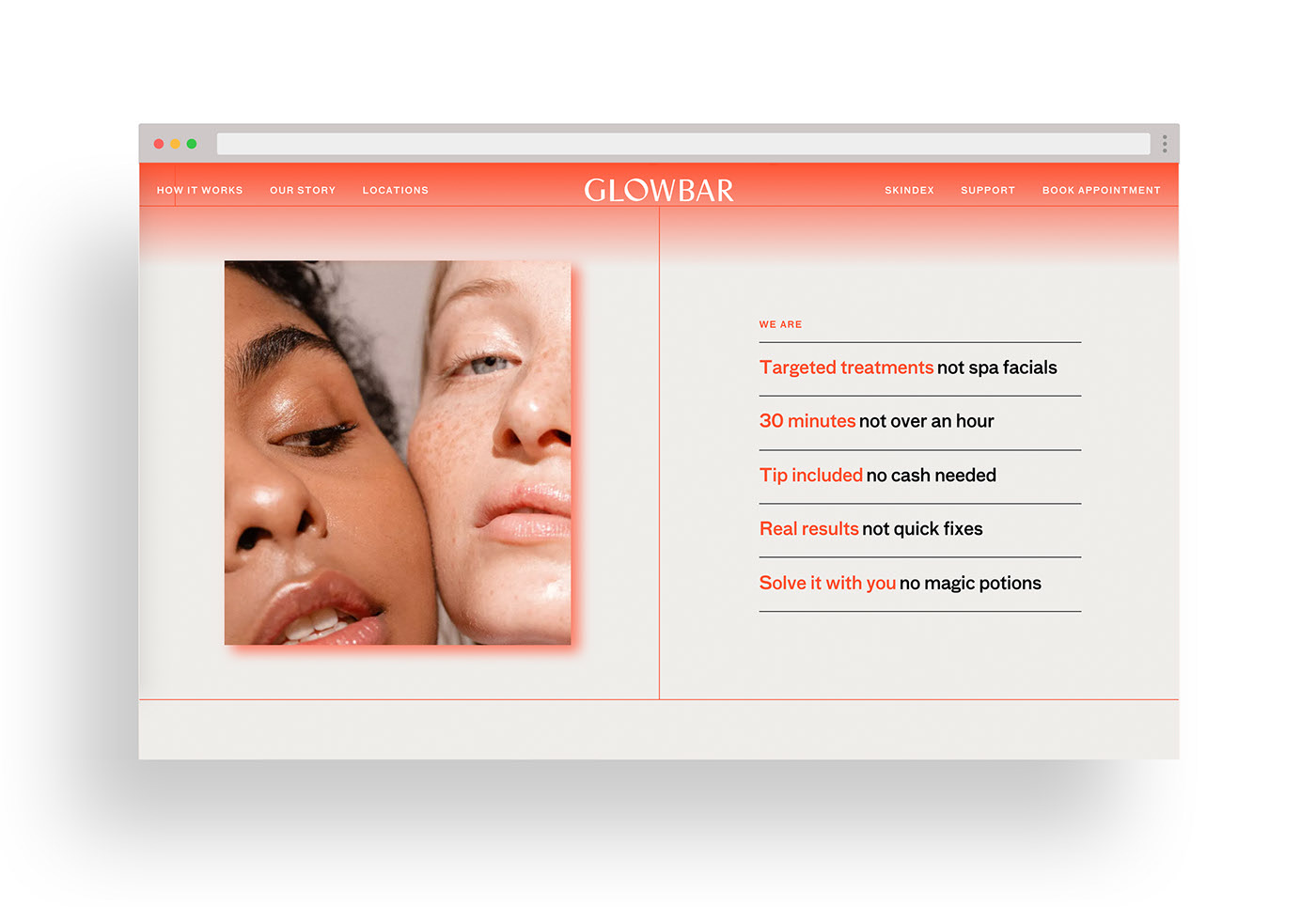Glowbar护理店品牌设计