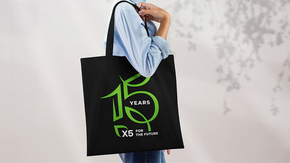 15周年庆LOGO设计应用