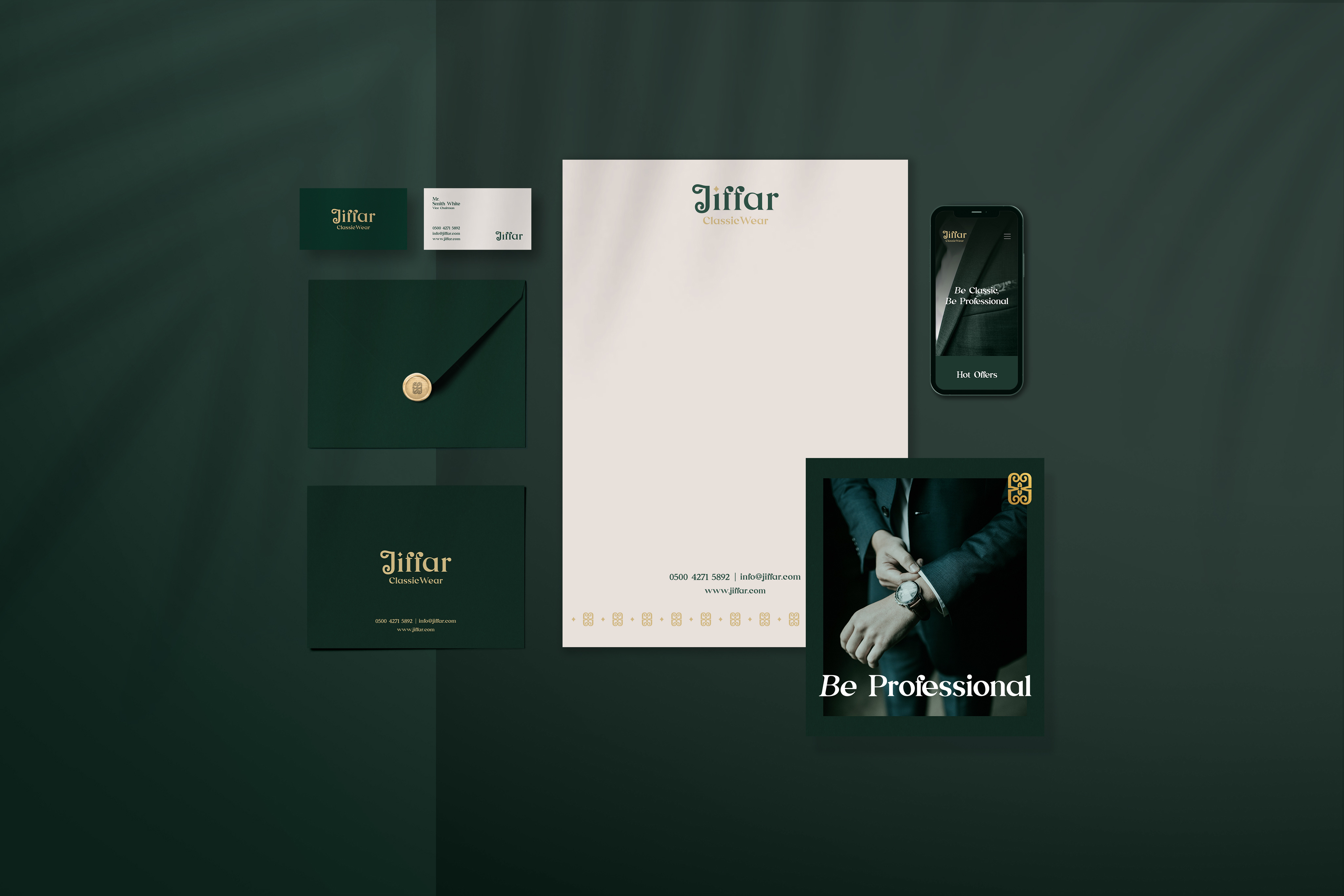 Jiffar Classic Wear 品牌形象