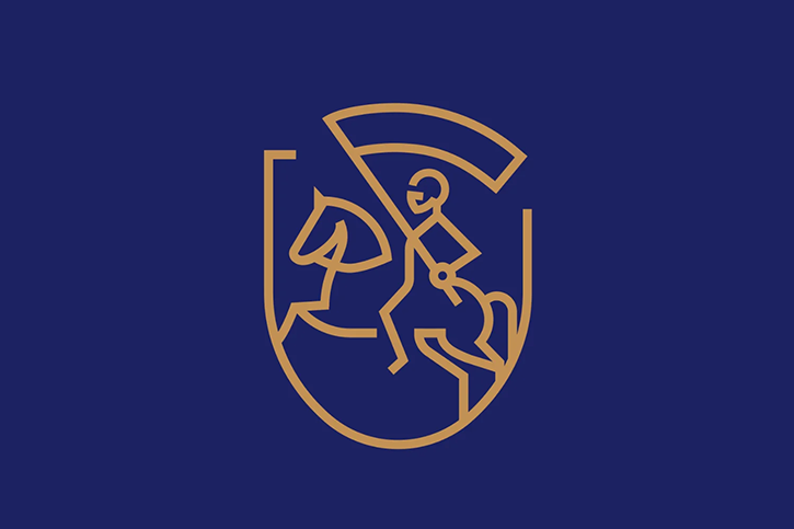 什未林市新城市LOGO解析：金色骑士的现代演绎与城市形象升级