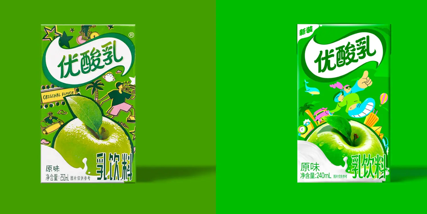优酸乳30周年快消品品牌升级，饮品品牌设计与饮料行业VI焕新实战