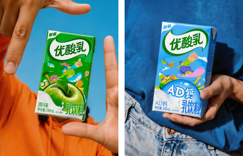 优酸乳饮品品牌包装设计 优酸乳饮品品牌包装设计